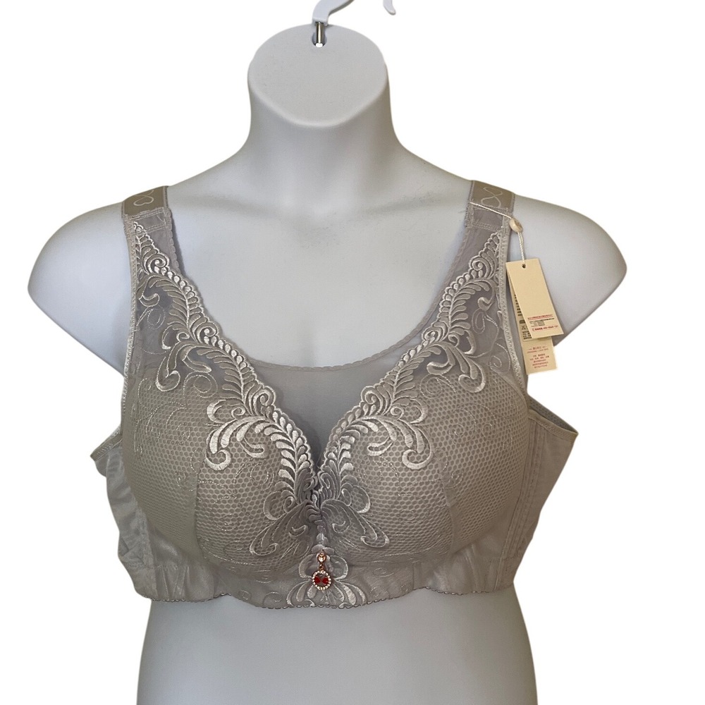 NEW DOOSINKI Lace Full Figure Comfort Support Full Coverage Bra Plus Size 50/115